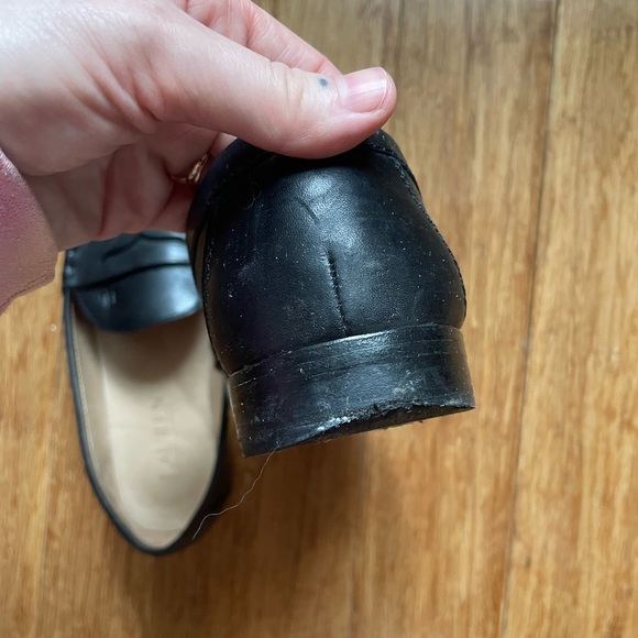 SOLD on another platform Ralph Lauren Classic Black Leather Loafers - Picture 3 of 7